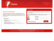 Tablet Screenshot of flexinet.monotravel.co.th